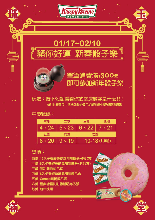豬你好運 新春骰子樂 豬你好運 新春骰子樂